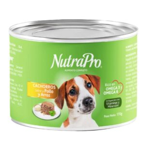 NUTRAPRO LATA PERRO CACHORRO POLLO Y ARROZ - 170g