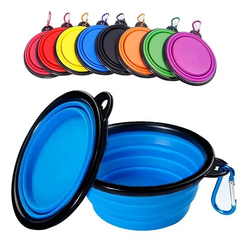 PLATOS PLEGABLES DE SILICONA VARIOS COLORES